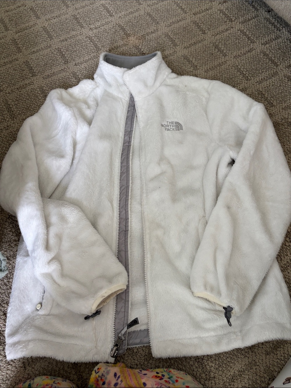 The North Face Women's Teddy Fleece Jacket in White
